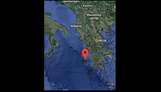 El epicentro del sismo, inicialmente reportado con magnitud 6,9, fue en el Mar Jónico. (Fotos: Twitter)