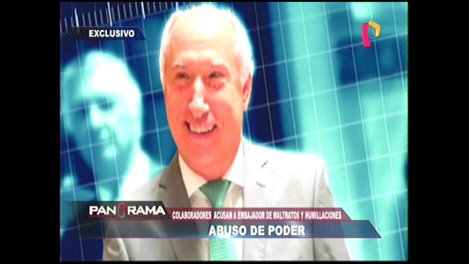 El embajador de Perú en Israel es acusado de maltratar a sis trabajadores. (Panamericana TV)