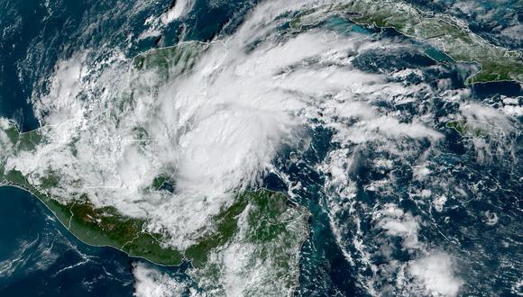 Imagen satelital del paso de un ciclón en Estados Unidos (Foto referencial: AFP)