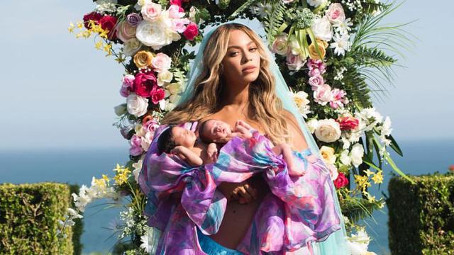 Beyoncé muestra a sus gemelos en Instagram por primer vez