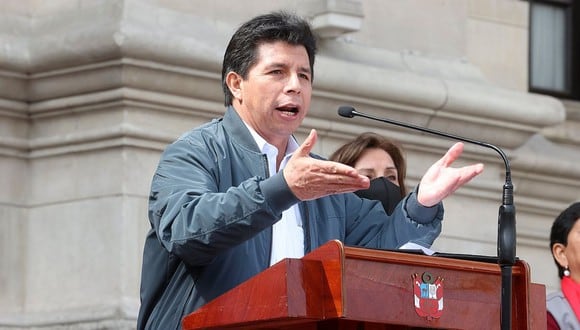 Pedro Castillo y congresista se pronunciaron en sus redes sociales. (Foto referencial: Presidencia)