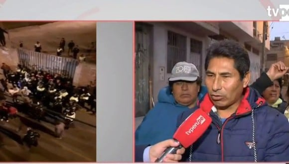 Enfrentamientos entre serenos y vecinos de la Asociación de Pobladores del AA.HH. Los Portales se registraron esta madrugada en Ate.&nbsp; (Video: TV Perú Noticias)
