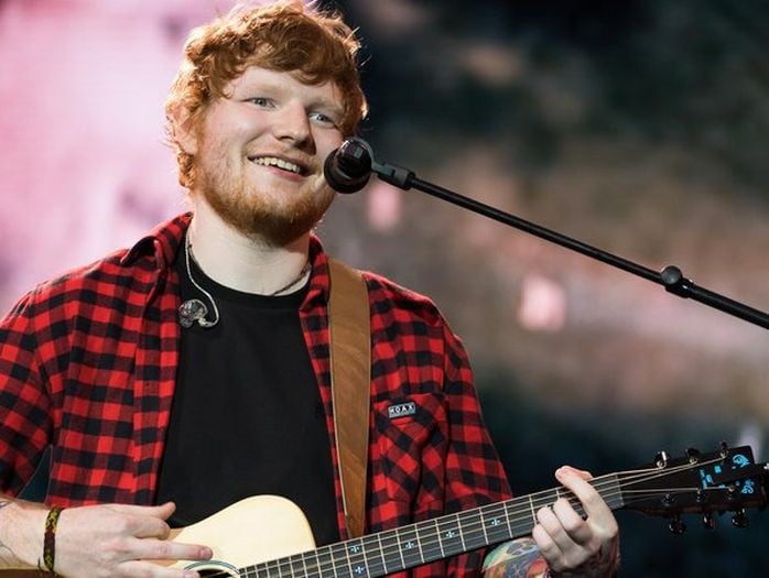 Ed Sheeran en el festival Glastonbury. Foto: Getty Images