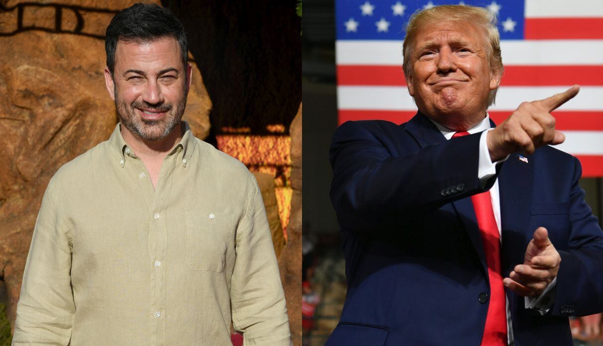 El programa que conduce Jimmy Kimmel fue multado con US$395,000 por burlarse del mensaje de alerta de Donald Trump.&nbsp;(Foto: AFP)