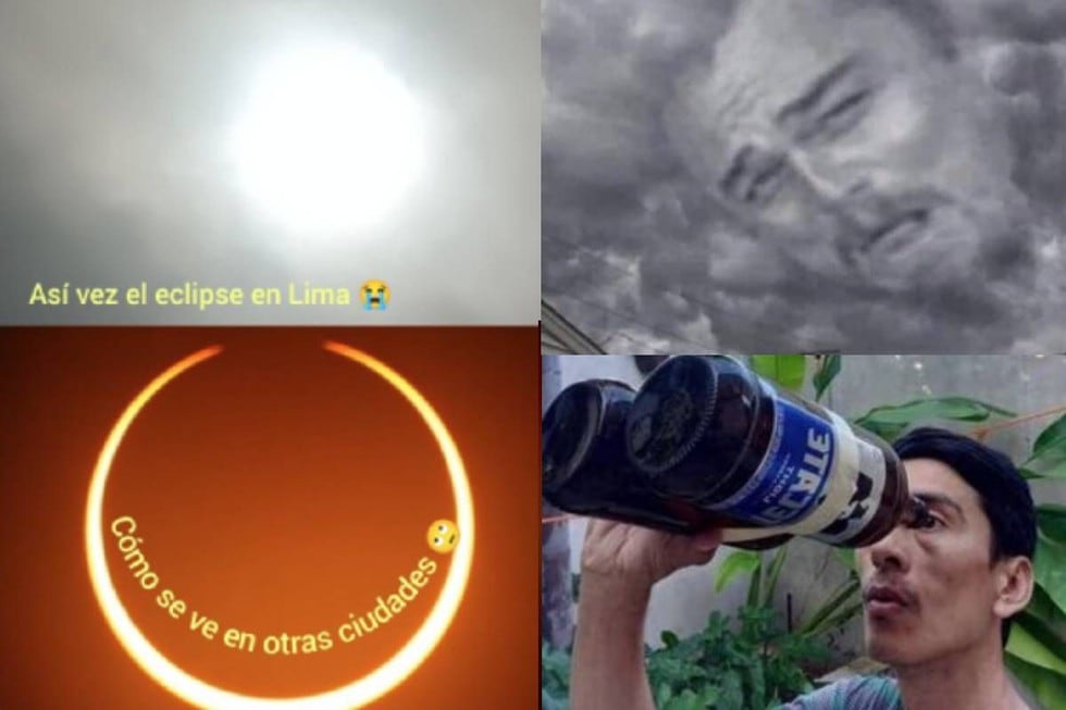Mira esta divertida selección con los mejores memes del eclipse solar.
