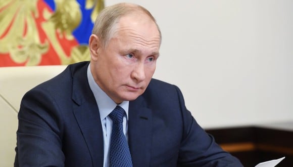 Recientemente, en su rueda de prensa anual, Vladimir Putin dijo que se vacunaría “sin falta”. (Foto:  Alexey NIKOLSKY / Sputnik / AFP)