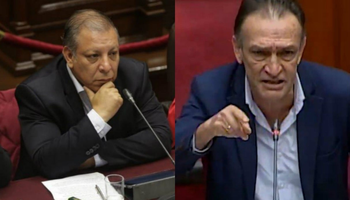 Marco Arana y Héctor Becerril protagonizan pelea en el Congreso