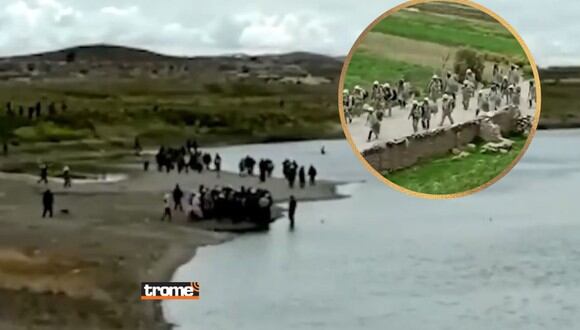 Encuentran los cuerpos de los seis soldados que murieron en el río Ilave, en la región de Puno.