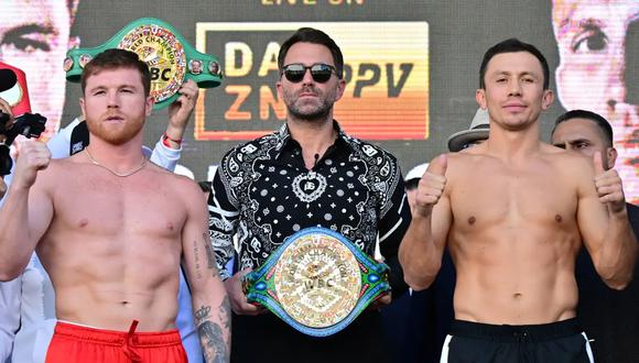 Lista de canales de televisión para seguir la pelea entre Canelo Álvarez vs. Gennady Golovkin en vivo y en directo por la tercera revancha de boxeo. (Foto: AFP)