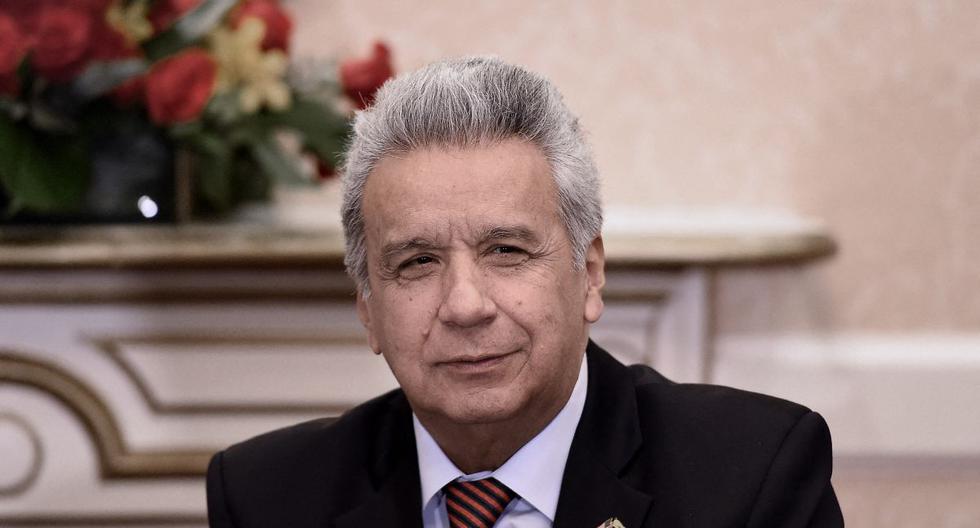 El presidente ecuatoriano Lenín Moreno asiste a una reunión en Washington, DC el 14 de febrero de 2020. (Olivier DOULIERY / AFP).