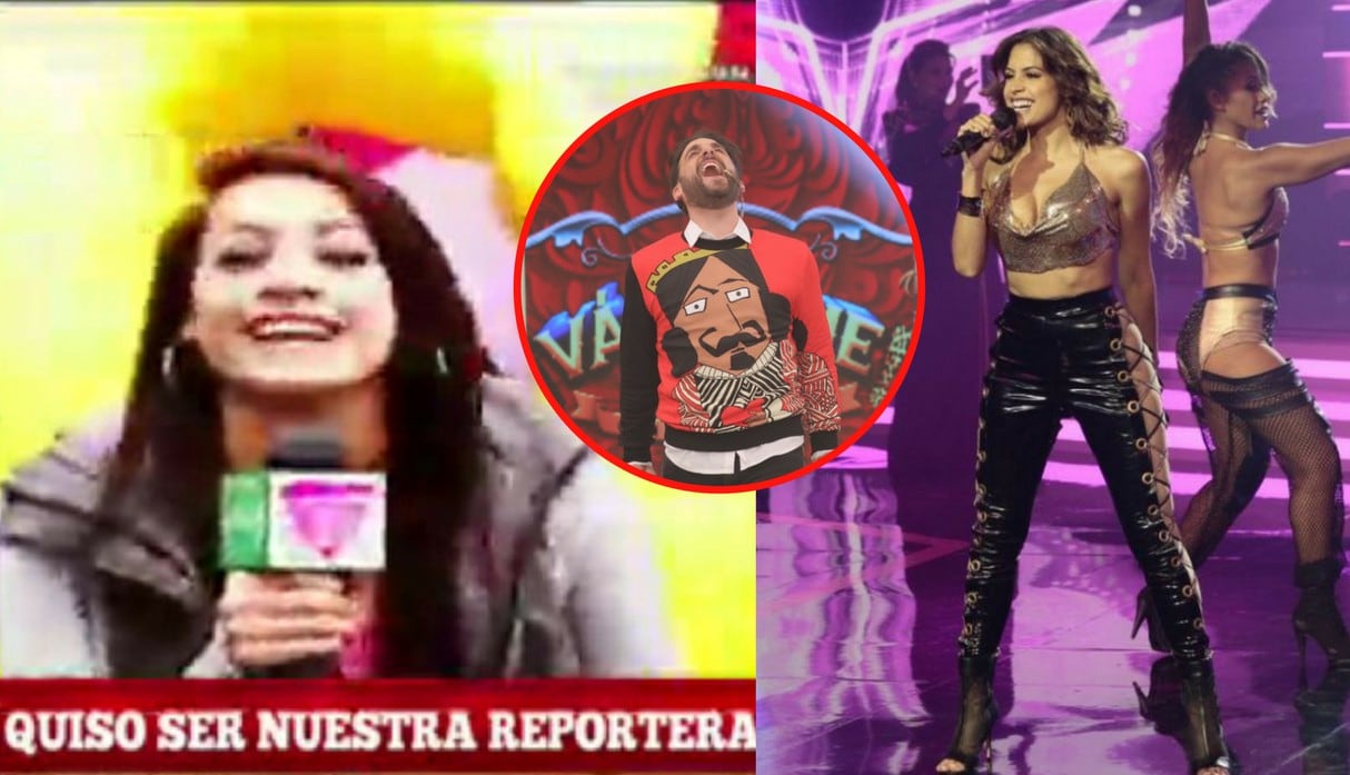 Milett Figueroa como reportera vs. cantante
