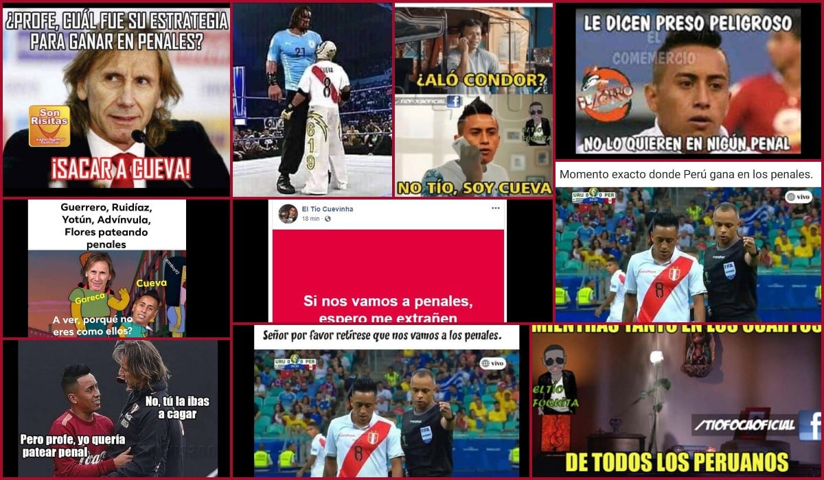 Memes despiadados para Cueva tras tanda de penales y con Gallese como héroe del Perú vs Uruguay