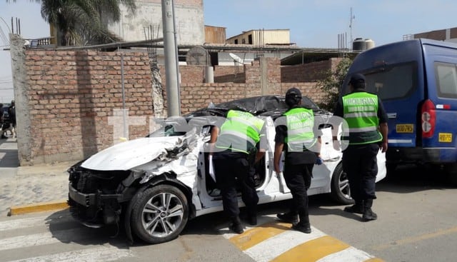 Tres muertos y un herido dejó accidente en Cañete (Fotos: Mónica Rochabrum)