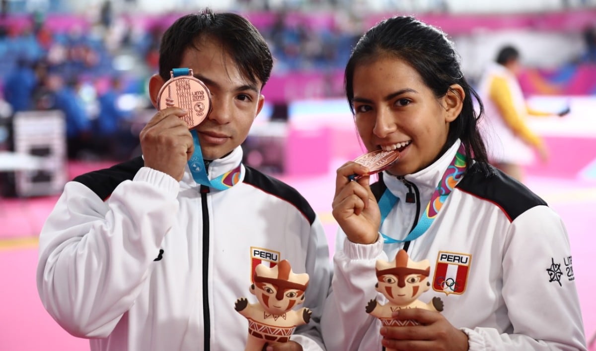 Perú gana medalla de bronce en Taekwondo poomsae en pares mixtos por los Juegos Panamericanos Lima 2019