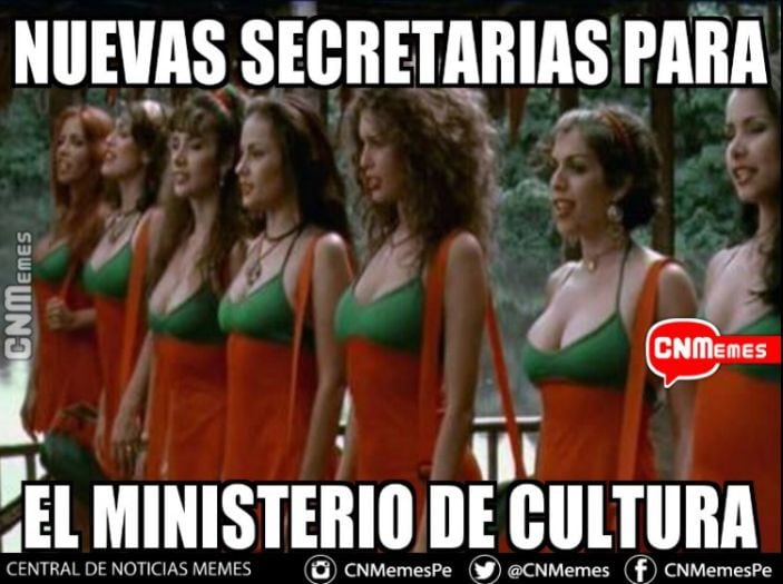 Las redes ironizan sobre el nuevo ministro de Cultura y su película Pantaleón y las Visitadoras.