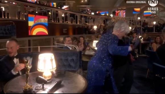 Glenn Close perdió como Mejor actriz de reparto, pero mostró todo su talento para el baile. (Foto: Captura TNT).