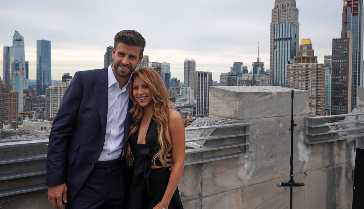 Shakira y Piqué subieron divertidos videos en New York. (Foto: AFP)