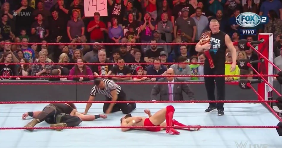 Finn Bálor se enfrentará a Brock Lesnar en Royal Rumble. (Captura Fox Sports 2)