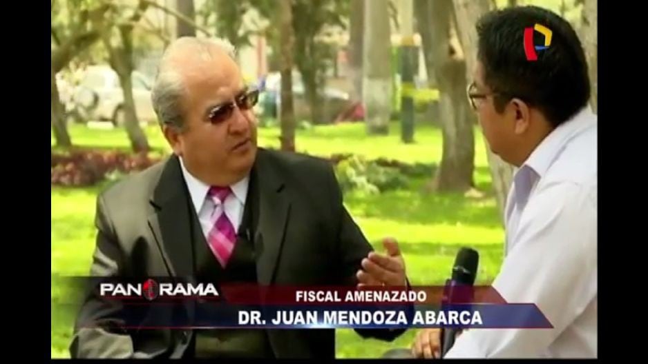El fiscal Juan Mendoza duerme en tres domicilios diferentes. (Panamericana TV)