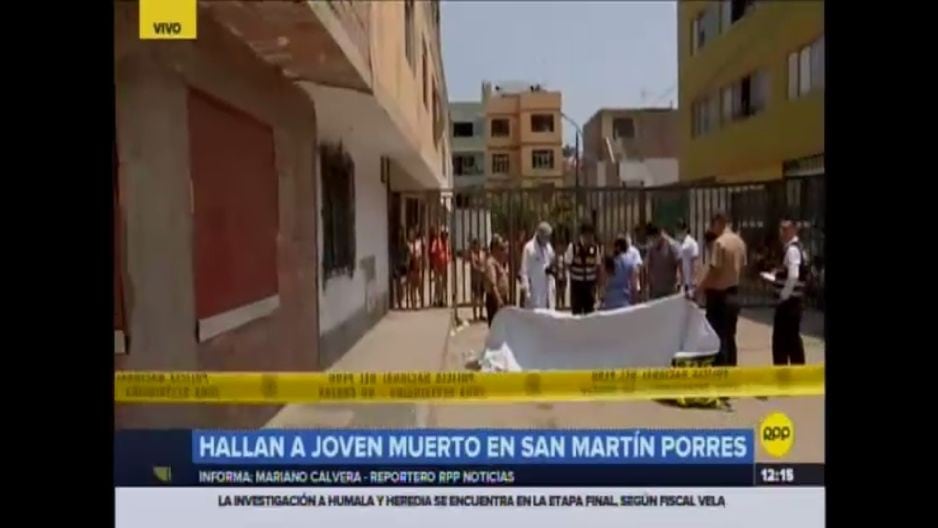 El cadáver de un joven fue hallado en San Martín de Porres. (Captura)