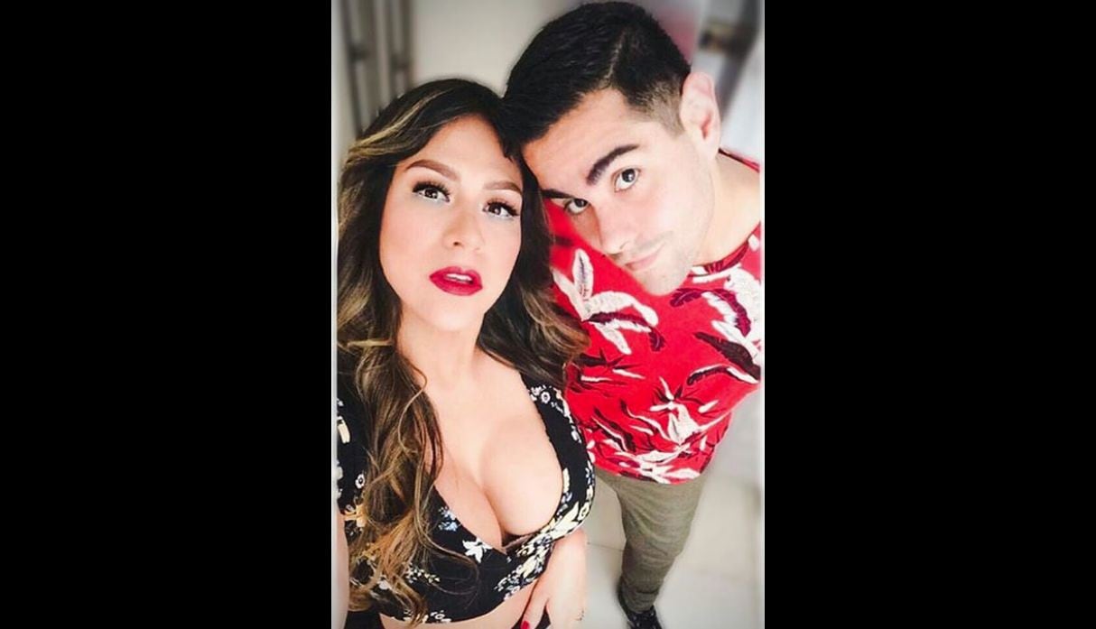 Fátima Segovia y su novio Omar Bolaños (Fuente: Instagram)