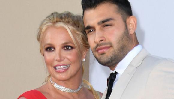 Sam Asghari dejó las cosas claras sobre por qué Britney Spears se tomó una pausa en las redes sociales y no salió con él para los eventos de alfombra roja. (Foto: Valerie Macon / AFP)
