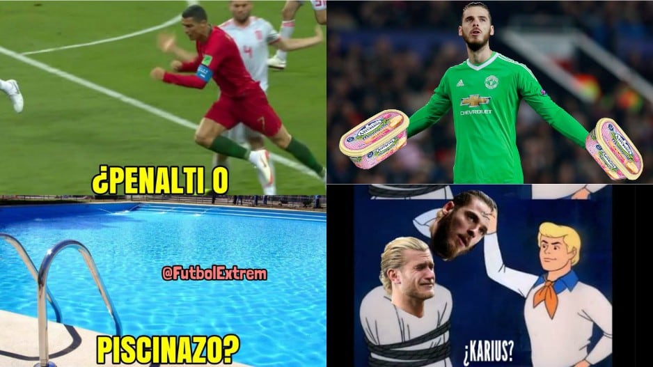 Cristiano Ronaldo y De Gea protagonizan los divertidos memes del España vs. Portugal