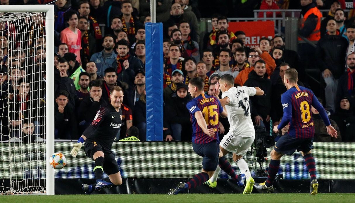 Lucas Vásquez: GOL en Barcelona vs Real Madrid por semifinales ida de Copa del Rey [VIDEO]
