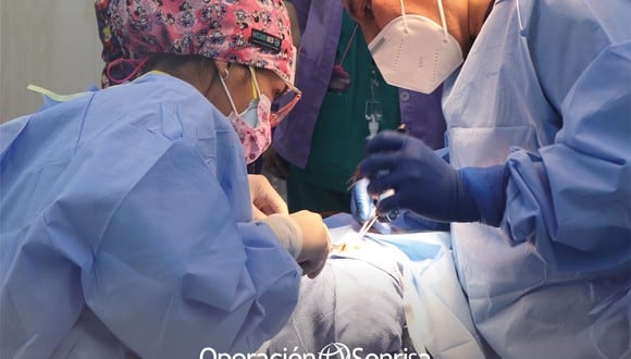 A la fecha, Operación Sonrisa ha beneficiado a 6,164 personas con fisura labial y/o paladar hendido. (Foto: @OperacionSonrisaPeru )