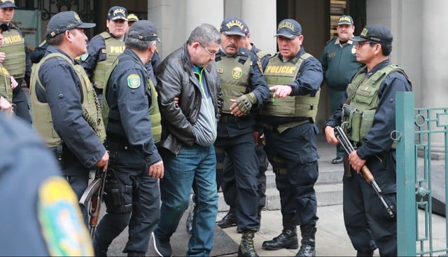 Walter Ríos fue trasladado al Penal de Ancón donde pasará 18 meses de prisión preventiva. (Fotos: USI)