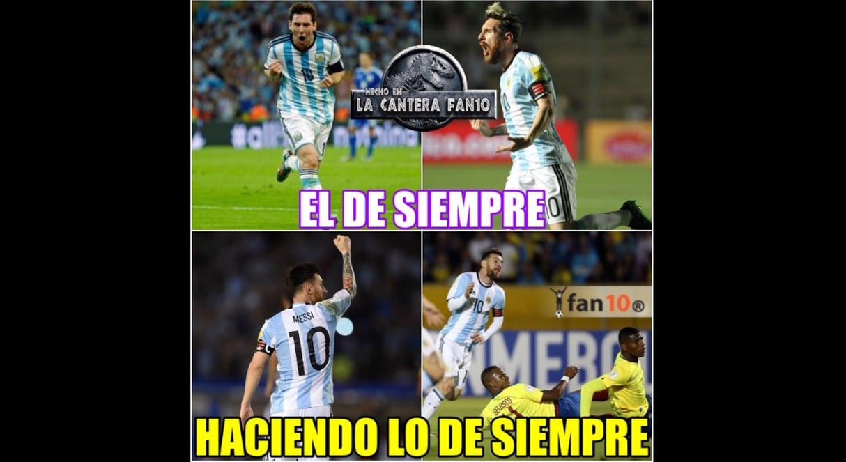 Memes del partido Argentina vs. Nigeria por el Mundial Rusia 2018.