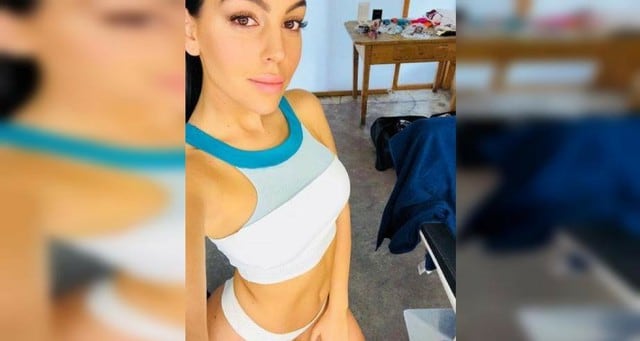 Georgina Rodríguez lució este impresionante bikini blanco y alborotó las redes sociales
