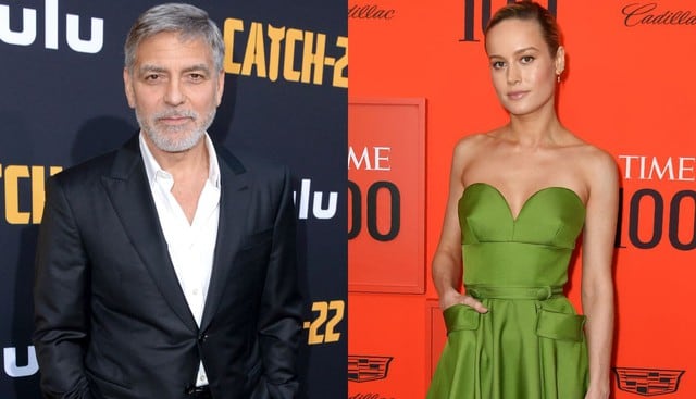 George Clooney y Brie Larson pasean en burro mientras graban anuncio en España. (Foto: AFP)