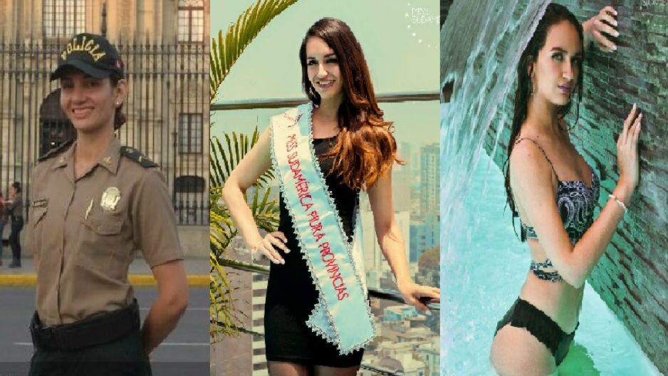 Larizza Farfán, policía peruana que anhela ser Miss sudamérica 2017.