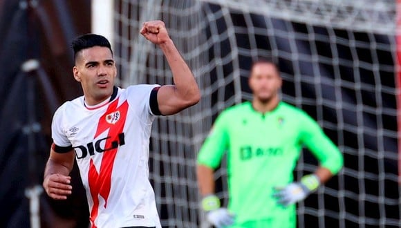 Radamel Falcao suma cuatro goles en lo que va de la temporada de LaLiga. (Foto: EFE)