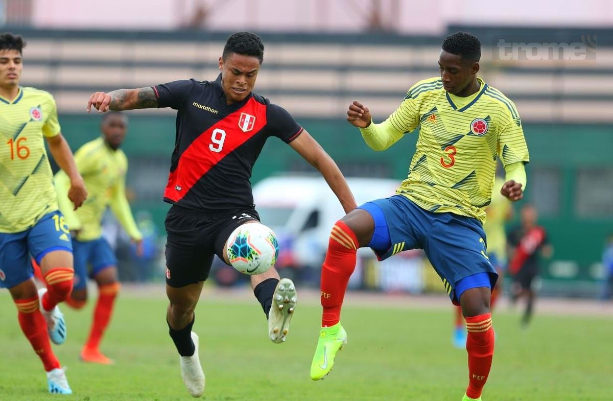 Perú vs. Colombia EN VIVO Chocan en partido amistoso Sub 23 rumbo al Preolímpico Tokio 2020