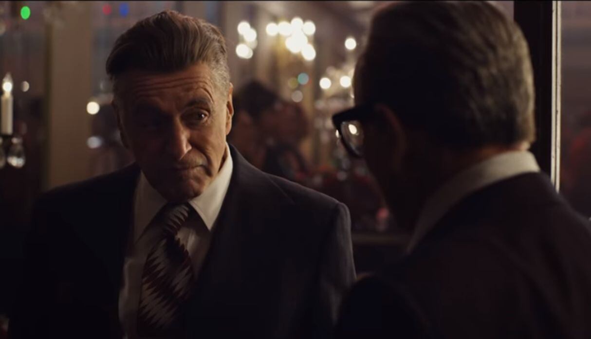 Netflix lanzó el tráiler final de “The Irishman”, la cinta que protagonizan Robert De Niro y Al Pacino. (Foto: Netflix)