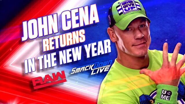 John Cena está de regreso en WWE. (Redes sociales)