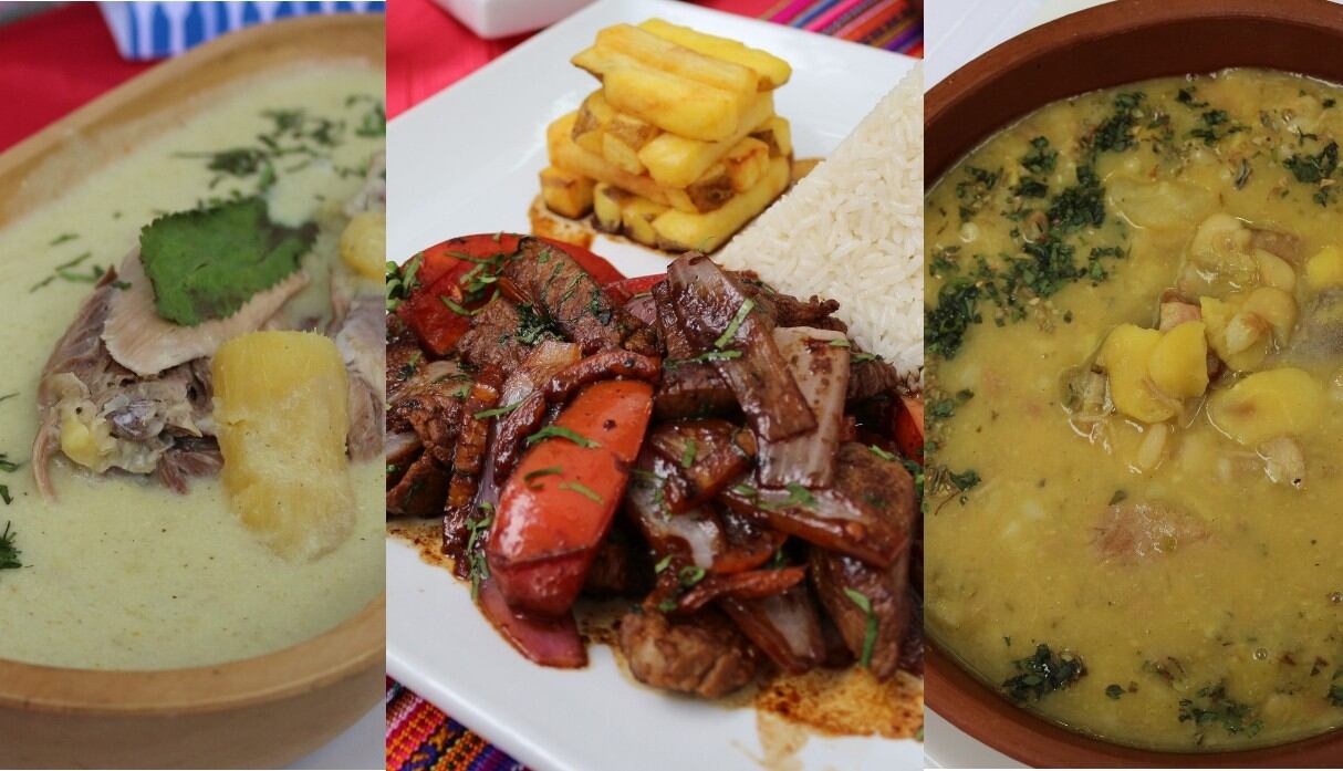 Tres platos peruanos que puedes disfrutar en familia. (Fotos: Columbia)