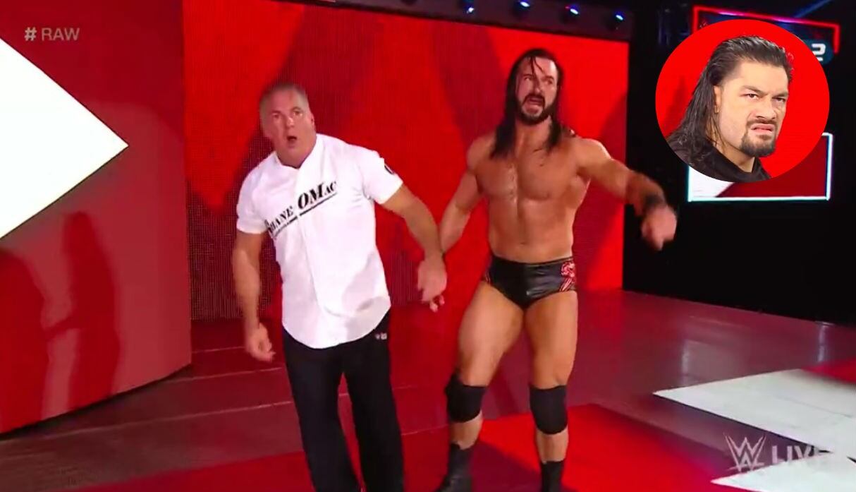 Lance Anoa’i fue acabado por Drew McIntyre antes de enfrentar a Shane. (Captura Fox Sports 2)