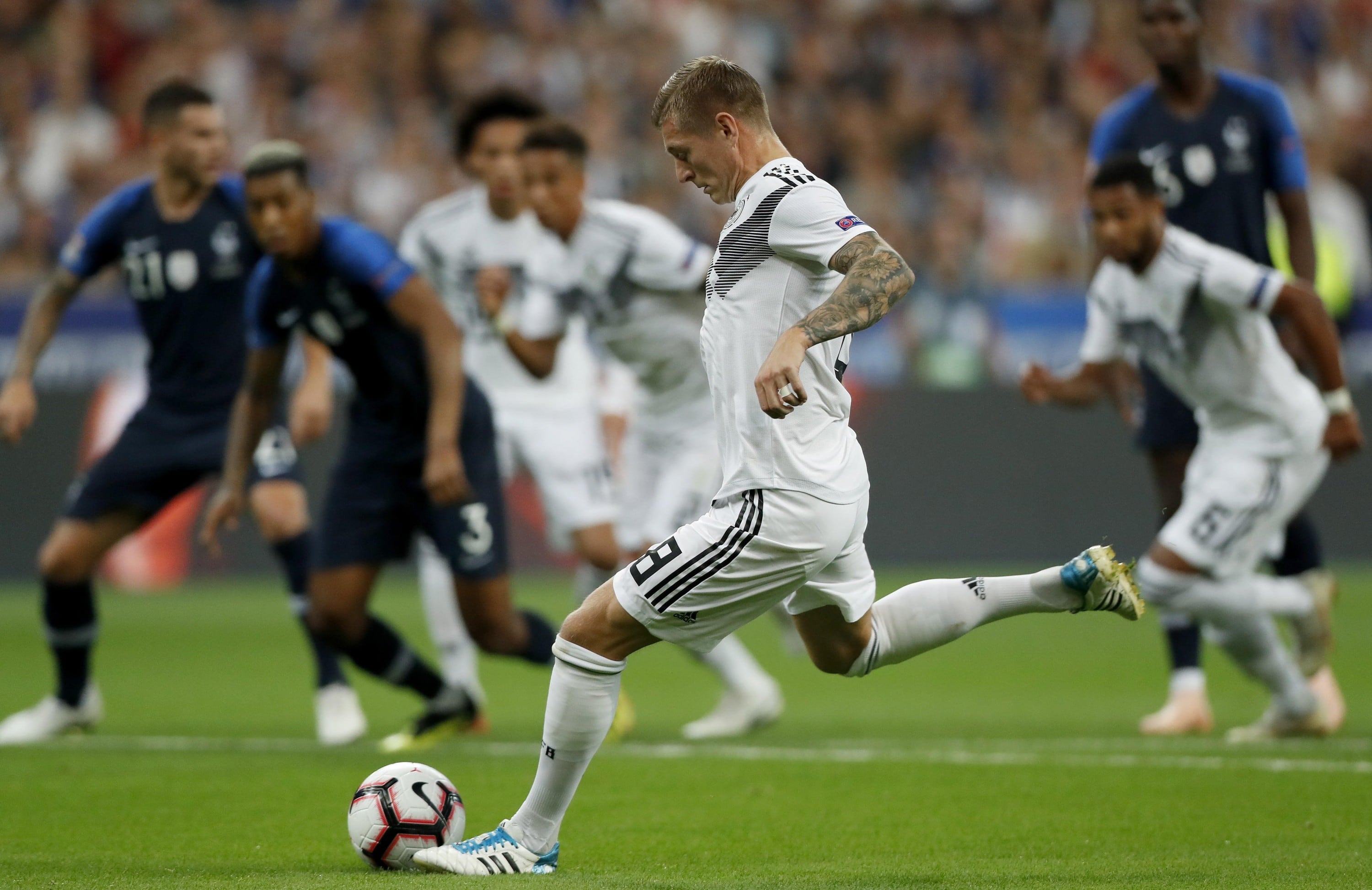 Toni Kroos puso adelante a la selección de Alemania frente a Francia en la Liga de Naciones