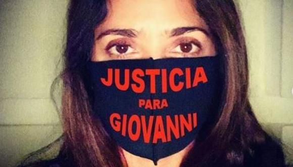 Salma Hayek pide justicia para Giovanni López, joven que murió tras ser arrestado por no usa mascarilla  (Foto: Instagram)