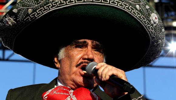 Vicente Fernández, el Charro de Huentitán, falleció a los 81 años. (Foto: AFP)