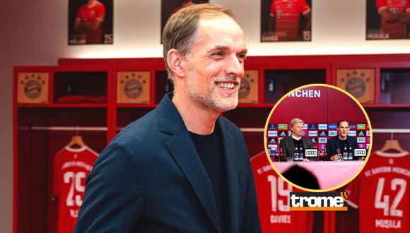 Thomas Tuchel y su primer contacto con el vestuario de Bayern Munich (Foto: @FCBayernES)