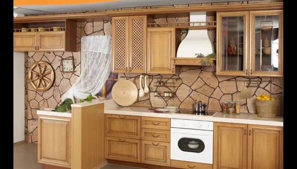 La cocina también es perfecta para ser decorada con papel tapiz pero este, debe ser vinyl. (Foto: Toulouse Lautrec)