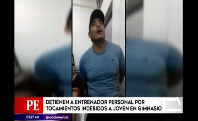 El sujeto confesó luego de ser detenido por las autoridades. (Foto: Captura/América Noticias)
