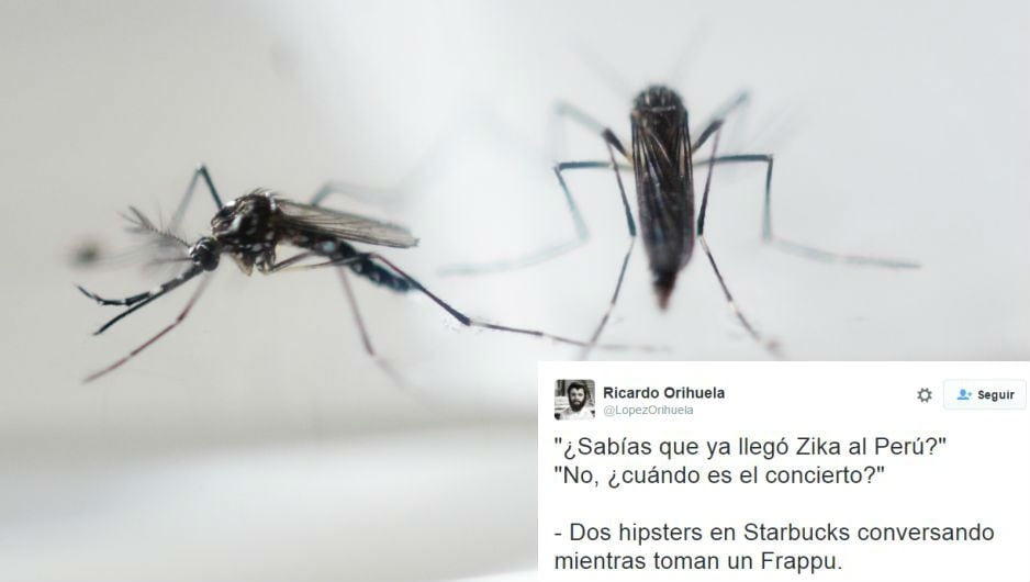 La llegada de zika provocó revuelo en Twitter. (Twitter, AFP)