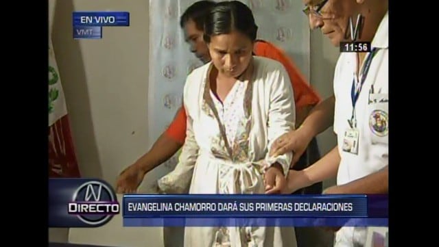 Evangelina Chamorro fue dada de alta del hospital María Auxiliadora.