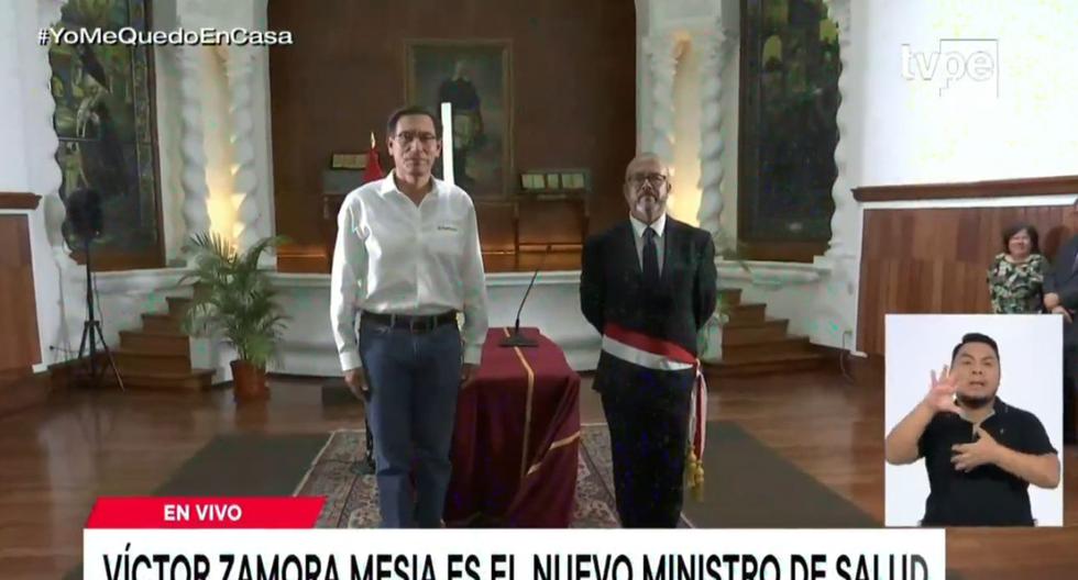 Víctor Zamora es el nuevo ministro de Salud. (TV Perú)