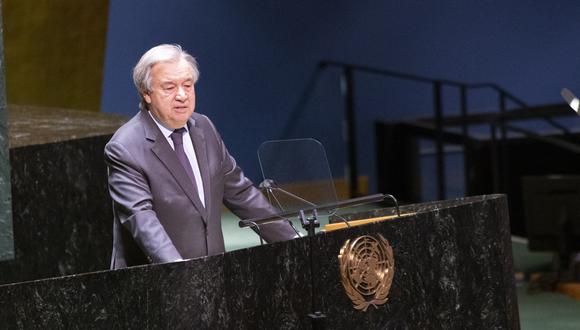 El secretario general de la ONU, Antonio Guterres. (Foto: Kena Betancur / AFP)